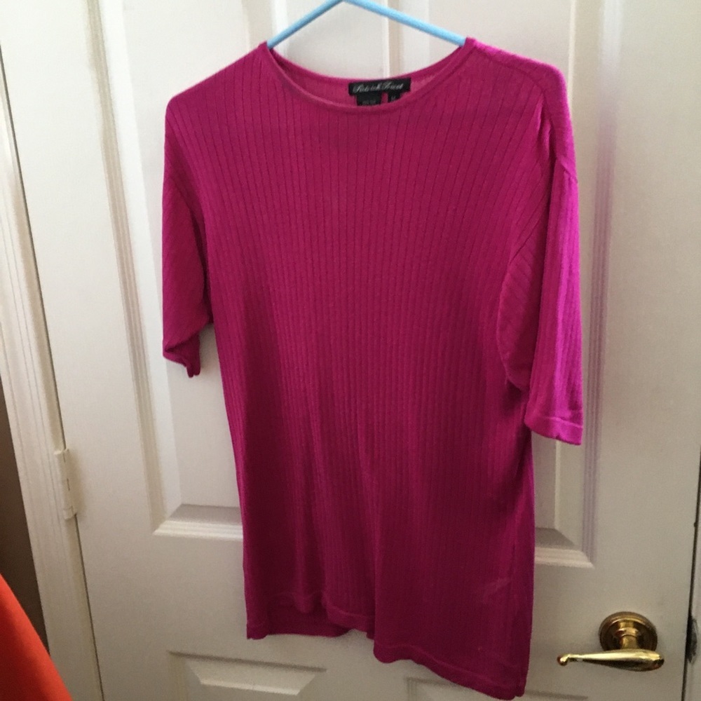 FINAL MARKDOWN Ladies Patrick tricot silk sweater medium